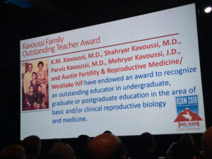 Austin Fertility Kavoussi Award 2018-Muasher