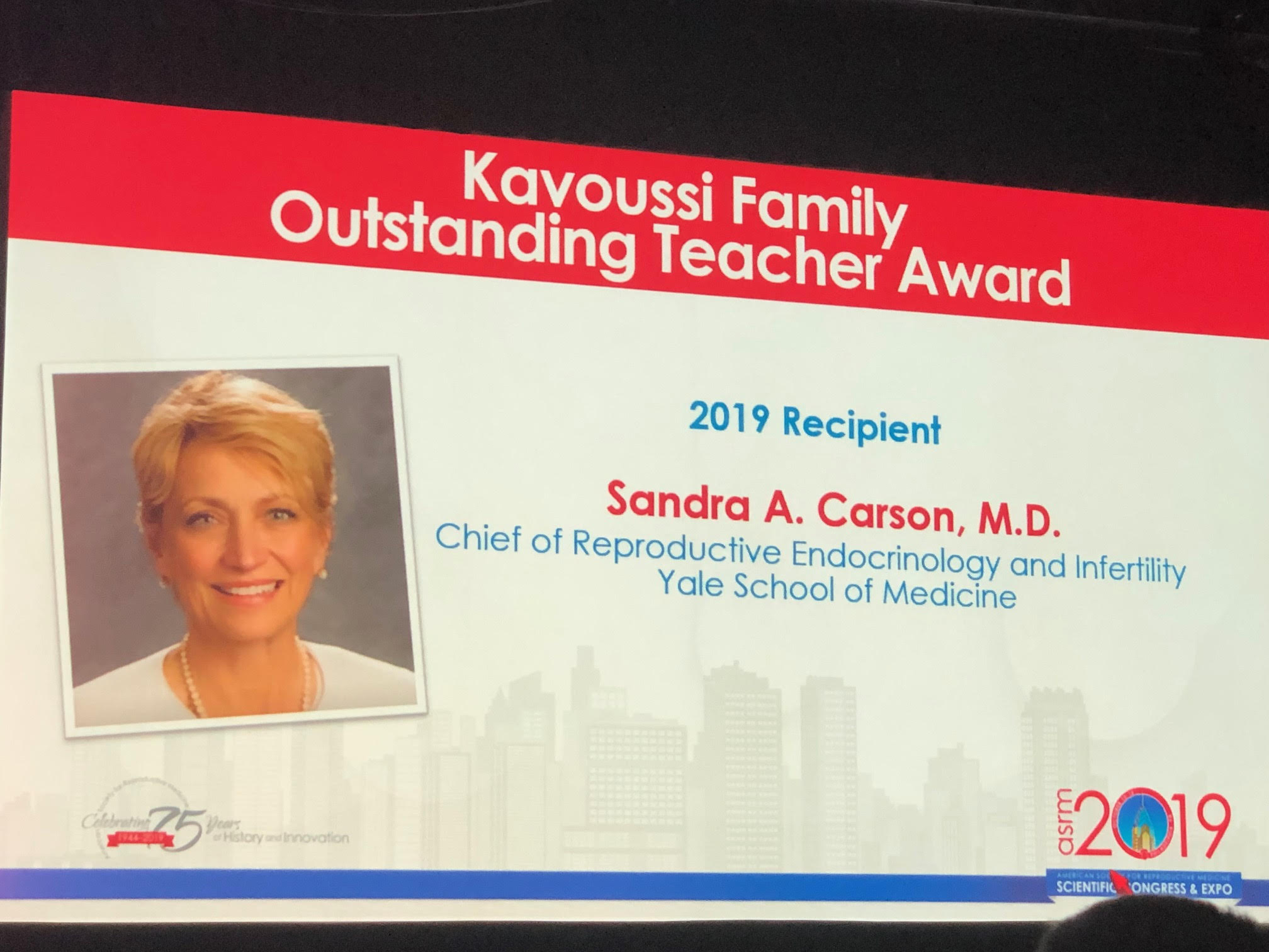 Dr. Sandra Carson - Kavoussi Family Teaching Award 2019
